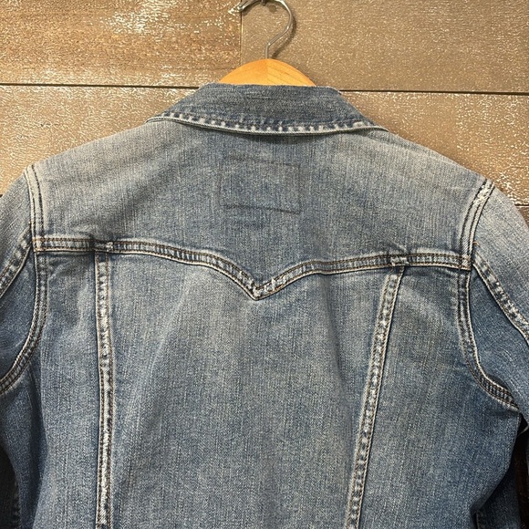 Abercrombie & Fitch Jean Trucker Jacket size M - Picture 5 of 12